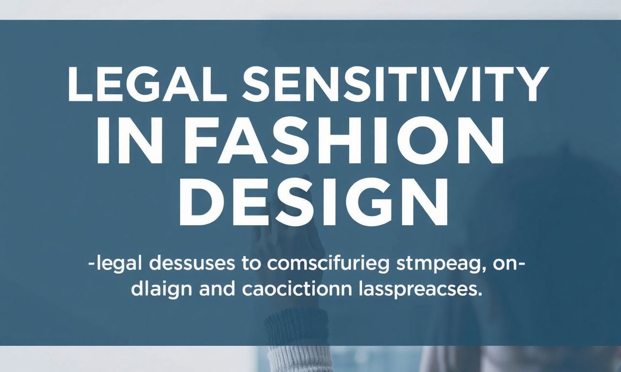 Giyim Tasarımında Hukuki Duyarlılık: Tasarım ve Üretim Sürecinde Dikkat Edilmesi Gereken Hukuki Konular