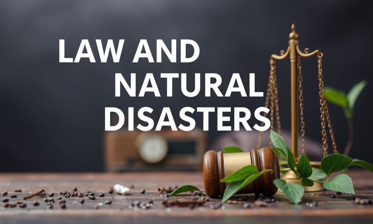 Hukuk ve Doğal Afetler: Yasal Yönler ve Haklarınız