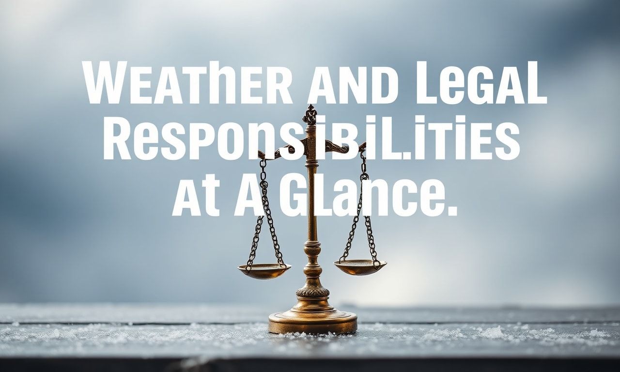 Hukukal Bir Bakışta Hava Durumu ve Yasal Sorumluluklar