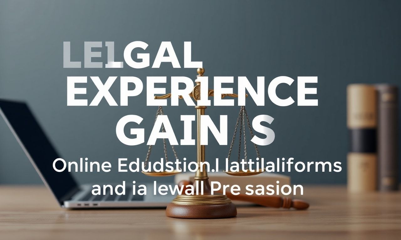 Hukukal Deneyim Kazandırır: Online Eğitim Platformları ve Hukuki Meslek