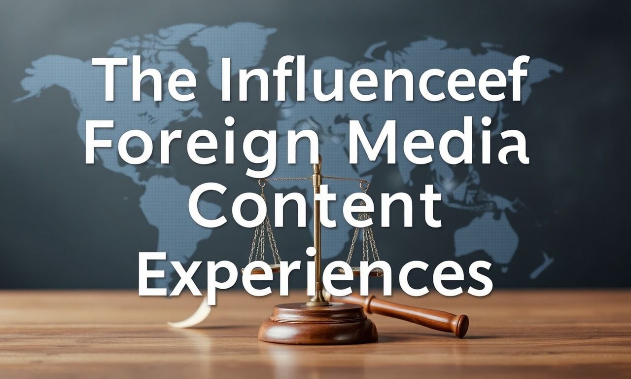 Hukukal Deneyimlerinizde Yabancı Medya İçeriklerinin Etkisi