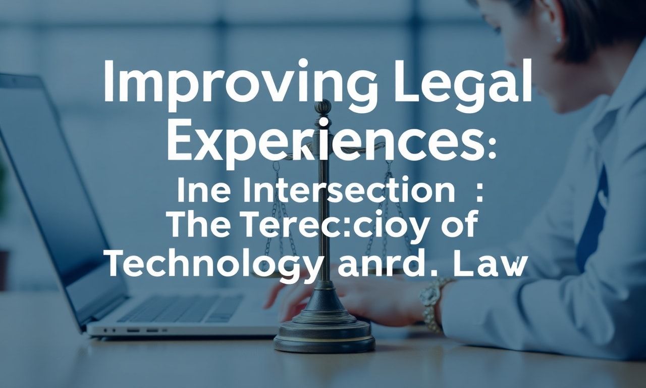 Hukukal Deneyimlerinizin İyileştirilmesi: Teknoloji ve Hukukun Kesişimi