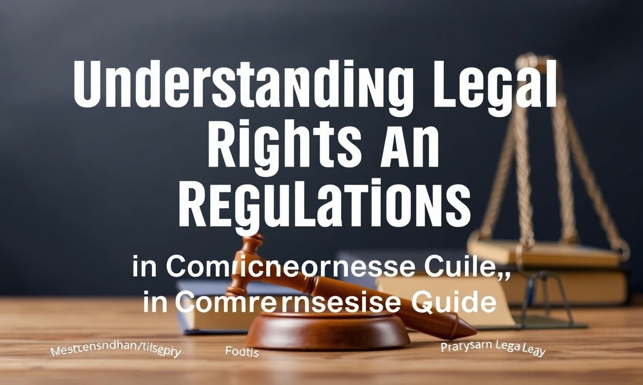 Understanding Legal Rights and Regulations: A Comprehensive Guide