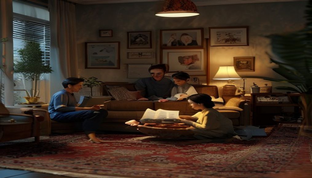 Türk aile evinde kredi ödemeleri üzerine bir sahne