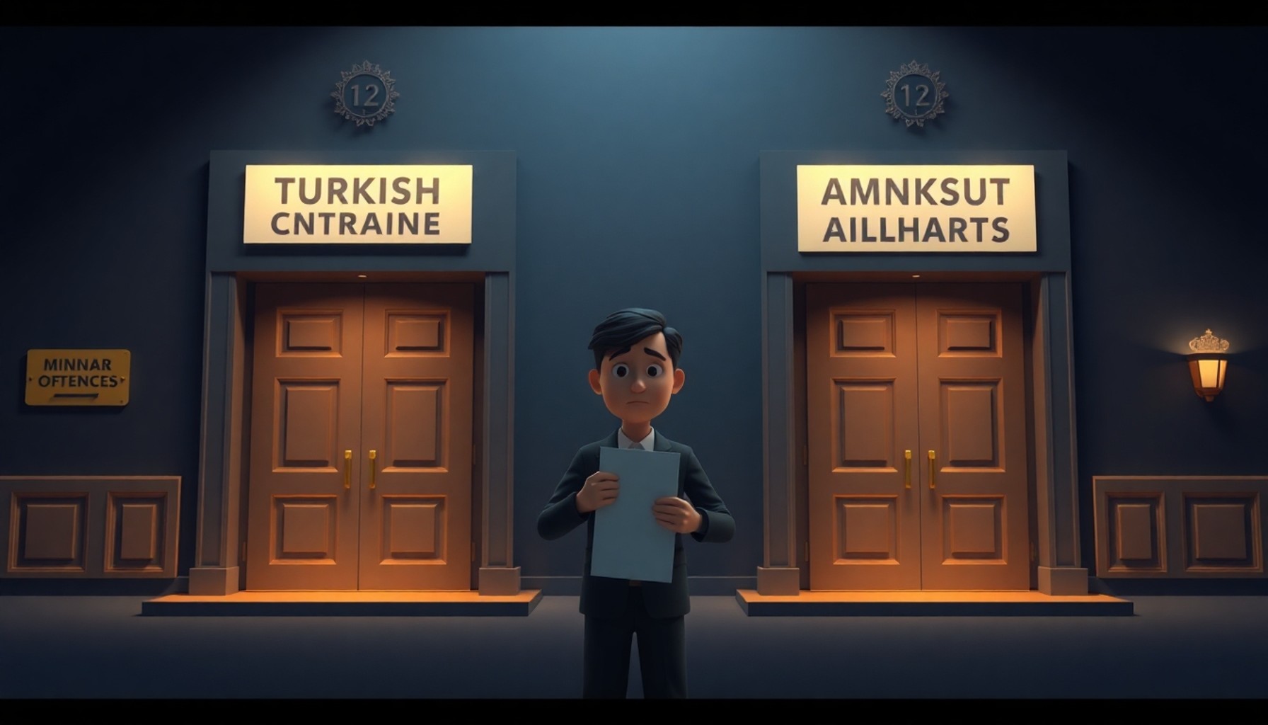 Sulh ceza hakimliği ile idare mahkemesi arasındaki itiraz yolu seçimini gösteren illüstrasyon
