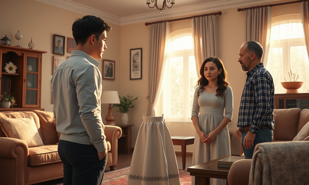 Anne baba rızası olmadan evlenen reşit olmayan kızın ailesiyle evlilik iptali görüşmesi sahnesi