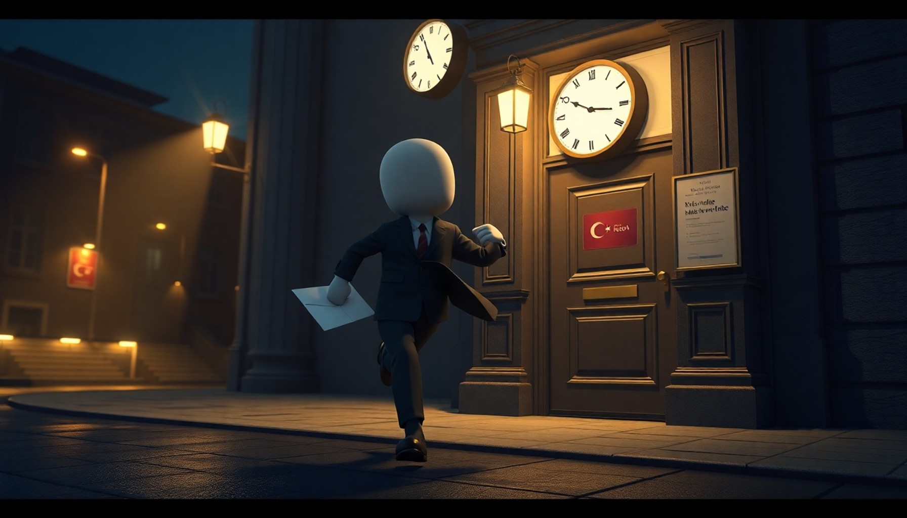 Takvim, resmi zarf ve dolmakalem — hukuki bildirim süresi