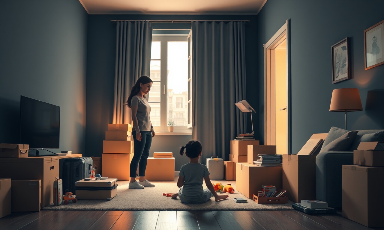 İstanbul’da bir aile taşınma hazırlığı