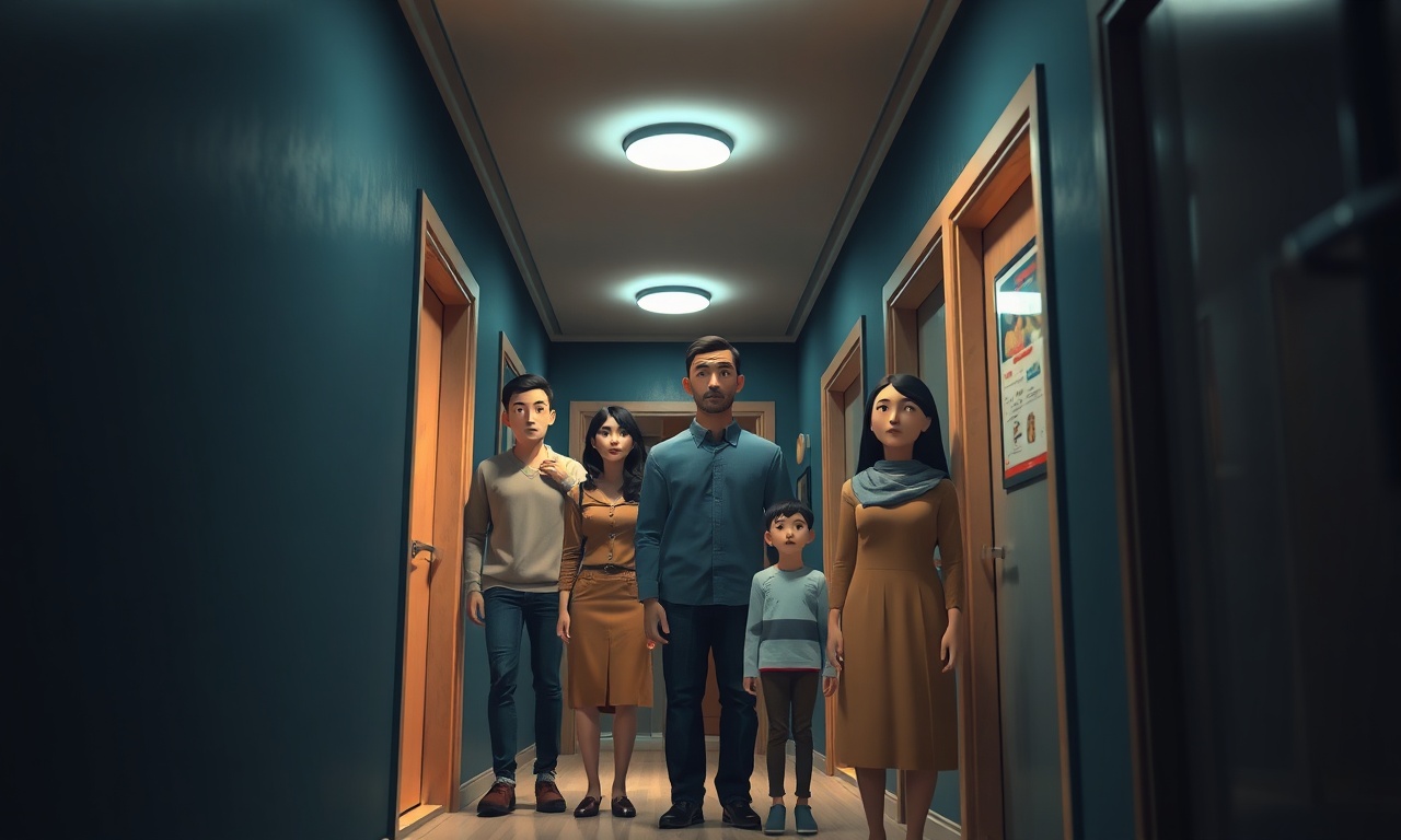 İstanbul’da bir apartman sahnesi, komşu gürültüsüyle mücadele eden aile