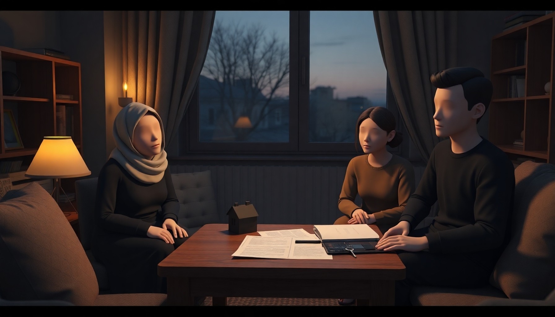 Miras konusu ev, tarla ve belgeler