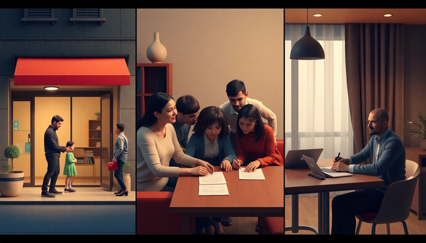 Aile şirketi devri, barış modeli ve çift arasında feragat senaryoları