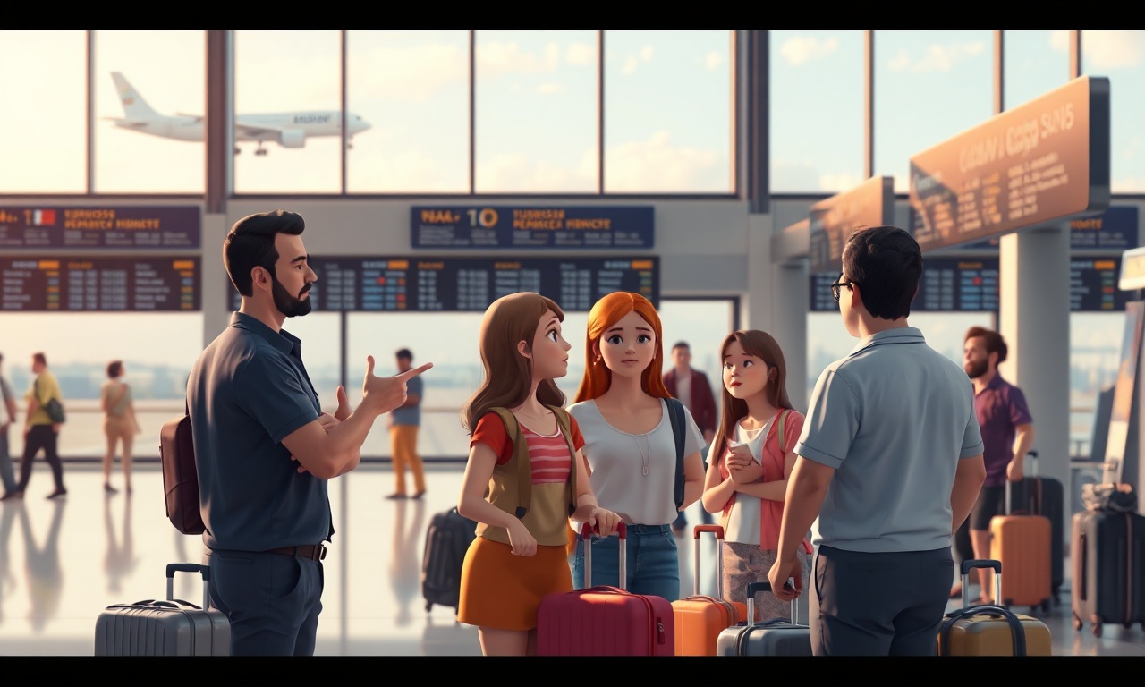 Paket tur sorunları yaşayan turistler havalimanında