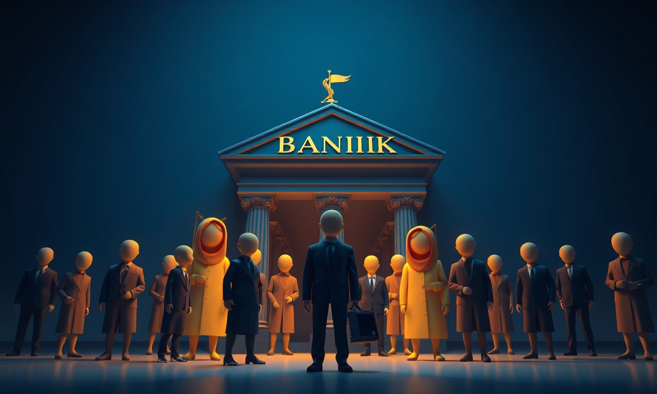 Ticari bankacılık işlemlerinin temel şartlarını gösteren bir illüstrasyon